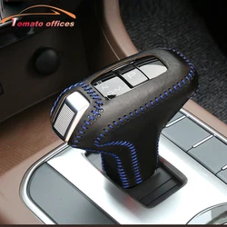 For Great Wall Cannon Gwm Poer Ute 2021 2022 Car Gear Shift Collars Cover Leather Head Knob Grip Covers Accessories 1pcs