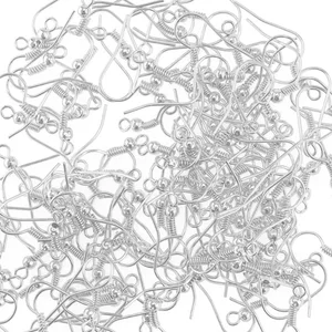 100/200pcs DIY -Ohrring -Befunde Ohrringe Fiskates Hook Edelstahl Hypoallergene Ohrring machen Zubehör Haken Haken Draht 6 Hauptverkaufsohrring -ANZOL Edelstahl - №2