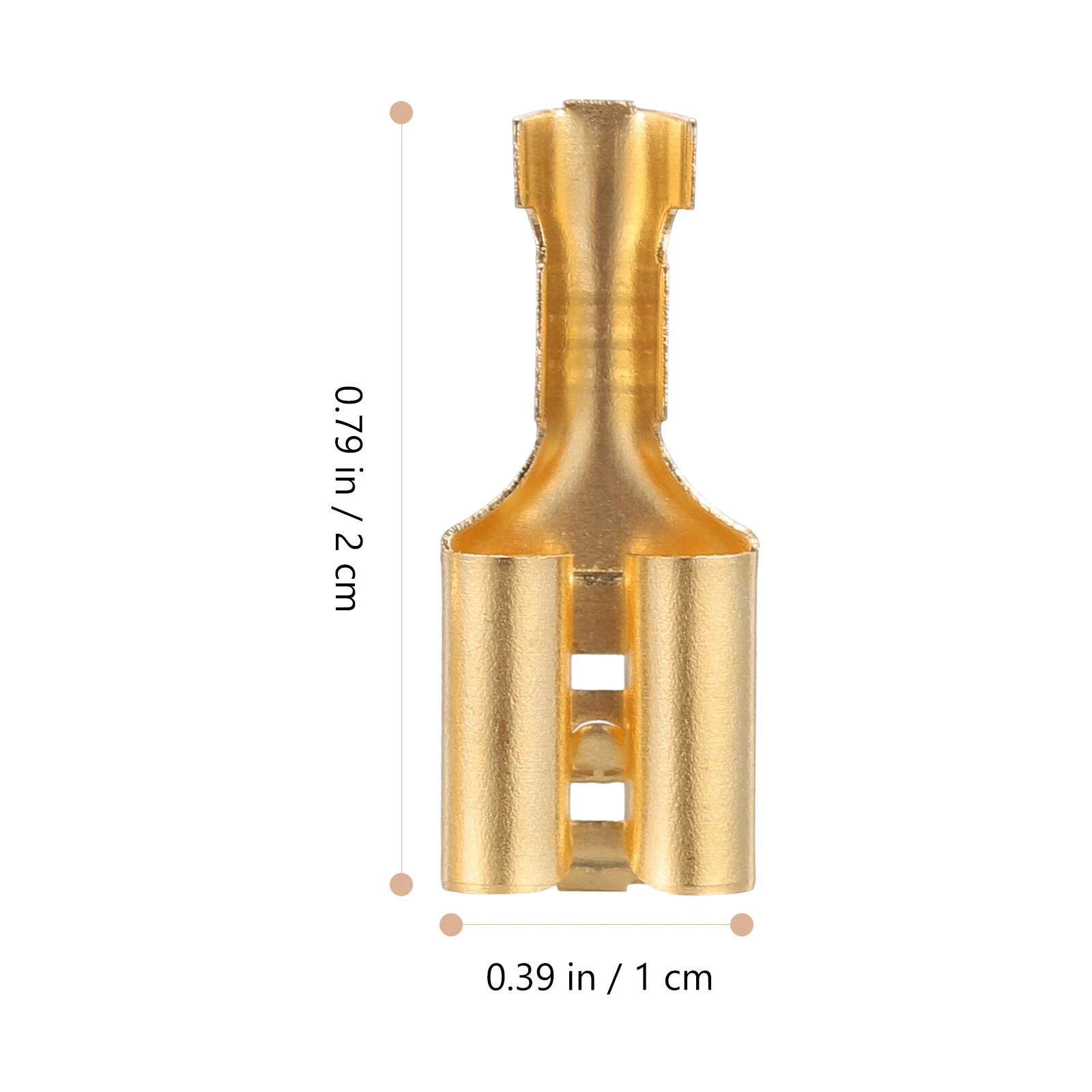 

Blade Terminal 2.8mm 4.8mm 6.3mm Brass Crimp Female Male Speaker Wire Connector Electrical Kit Tin Plated Anti Oxidation