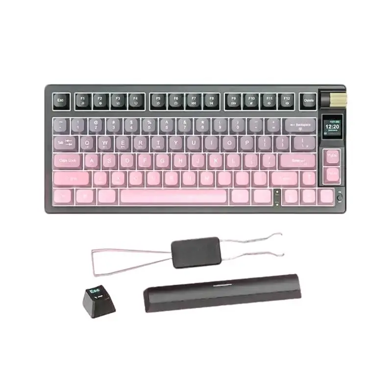 Backlits 79Key Mechanical Keyboard Punchless Designs Long Last 2000mAh Battery DropShipping