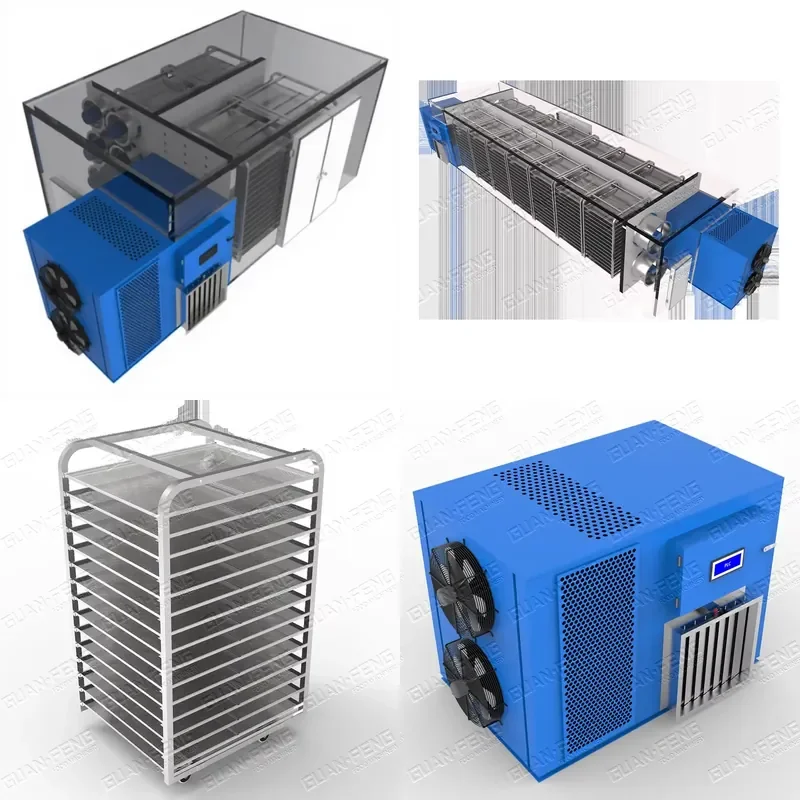 Closed Loop Dehumidifying Heat Pump Dryer Intelligent Temperature Controlled Heat Pump Drying Machine Energy-saving