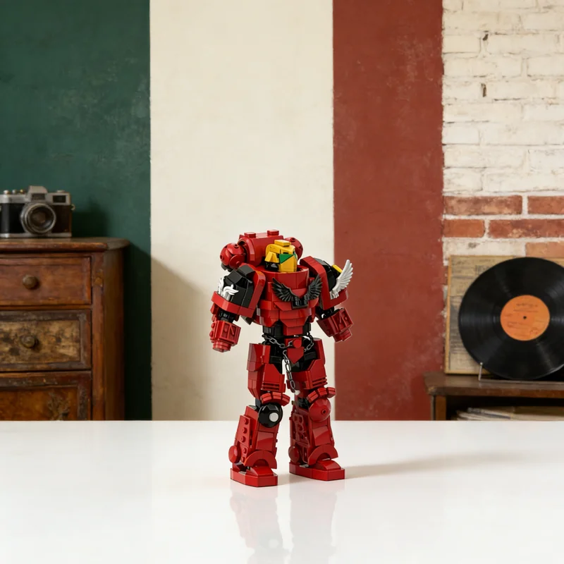 

917pcs MOC Marine Blood Angels Intercessor Space Model Building Blocks Construction Christmas Gifts Toy Creative DIY Idea Kids