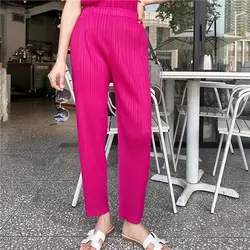 Women pants high waist Korean women's clothes Women's pants Pleated pants Trousers Korean women's clothes