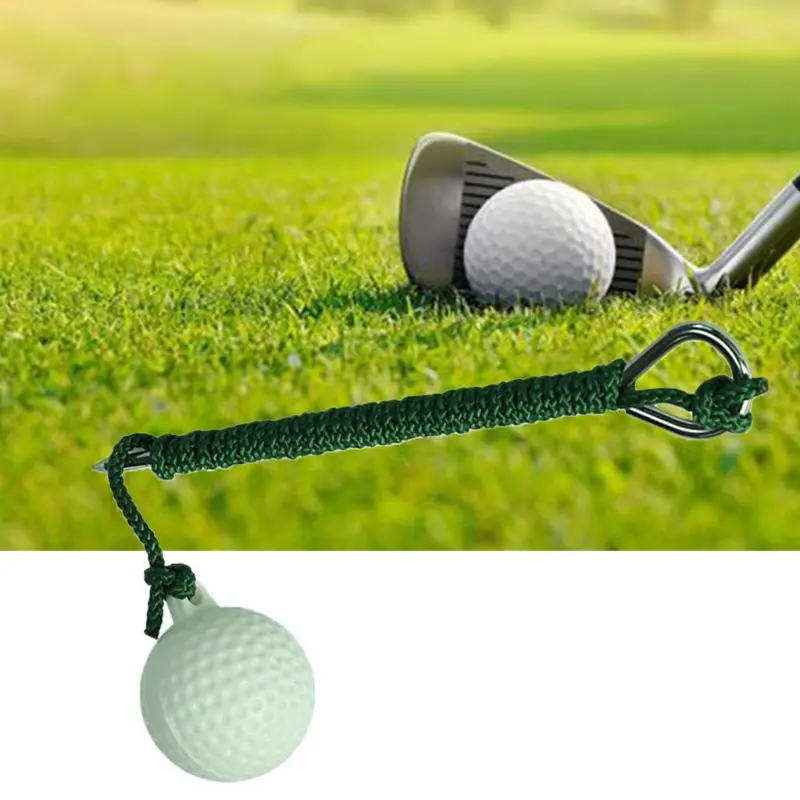 Pelota de Golf con cuerda, ayuda para practicar Swing, práctica deportiva, fácil de llevar, para una persona