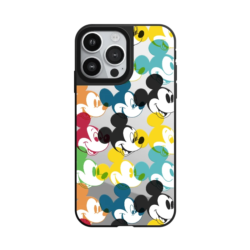 Disney Mickey Mouse  Mirror Phone Case With MagSafe For iPhone 16 15 14 13 12 11 Pro Max Plus Ctue Anti-drop Back Cover