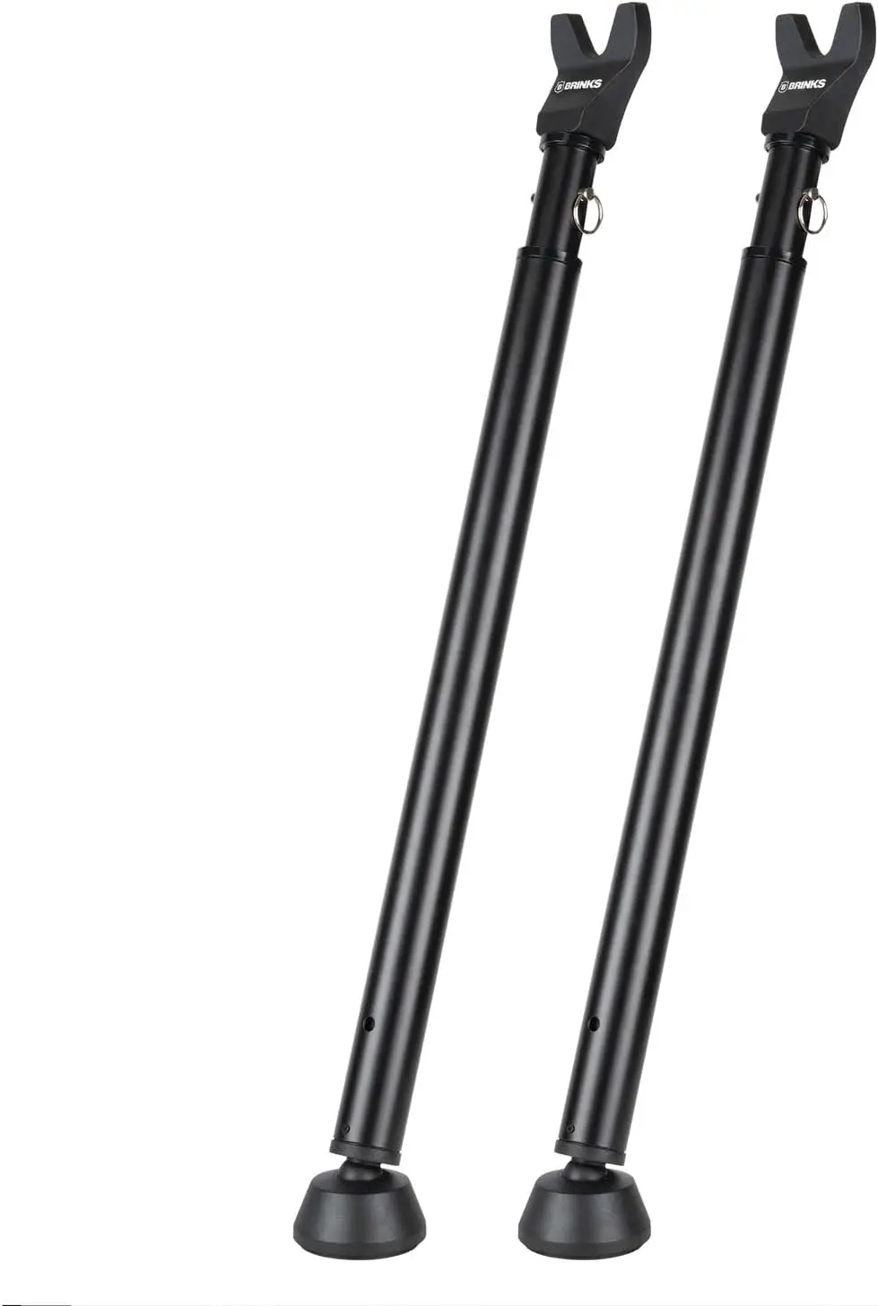 

Adjustable Door Security Bar - Heavy-Duty Steel, Fits Hinged & Sliding Doors, 2-Pack Black