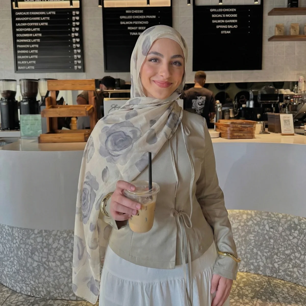 New Design Printed Hijabs Premium Watercolor Women Headscarf Soft Scarf Shawl Suitable For Daily Abaya Accessories Women Veil
