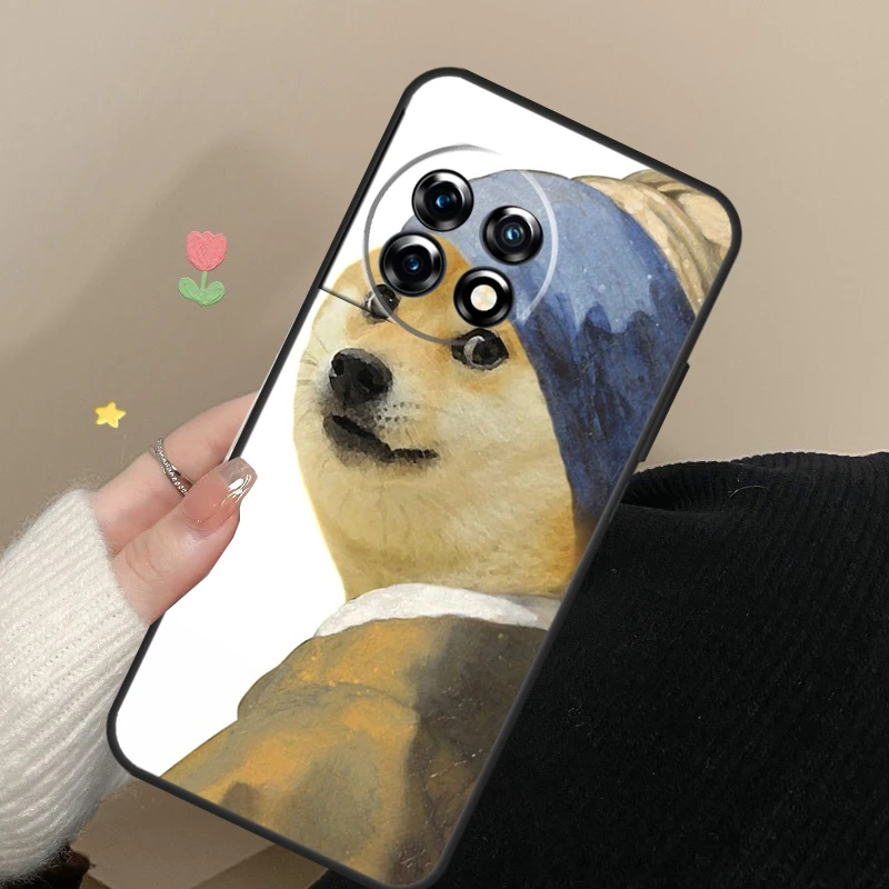 Doge Meme Kabosu Cover For OnePlus Nord CE 4 2 3 Lite N20 N30 9 10 Pro 8T 9RT 10T 10R 12R 13R 11 12 13 Case