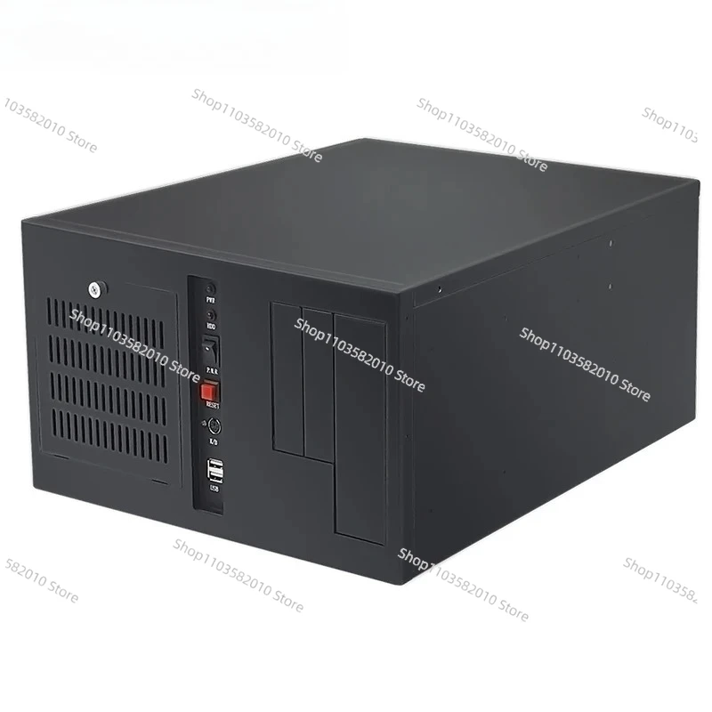 Premium ATX Wall-Mounted Industrial PC Case, IPC3307 Chassis for Industrial Computers