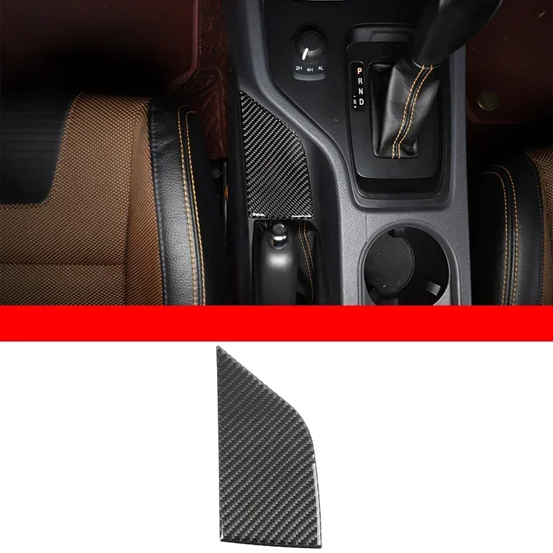 

Car Handbrake Slot Pad Cover Decoration Mats Soft Carbon Fiber Car Interior Accessories For Ford Ranger Wildtrak T7 T8 2015-2021