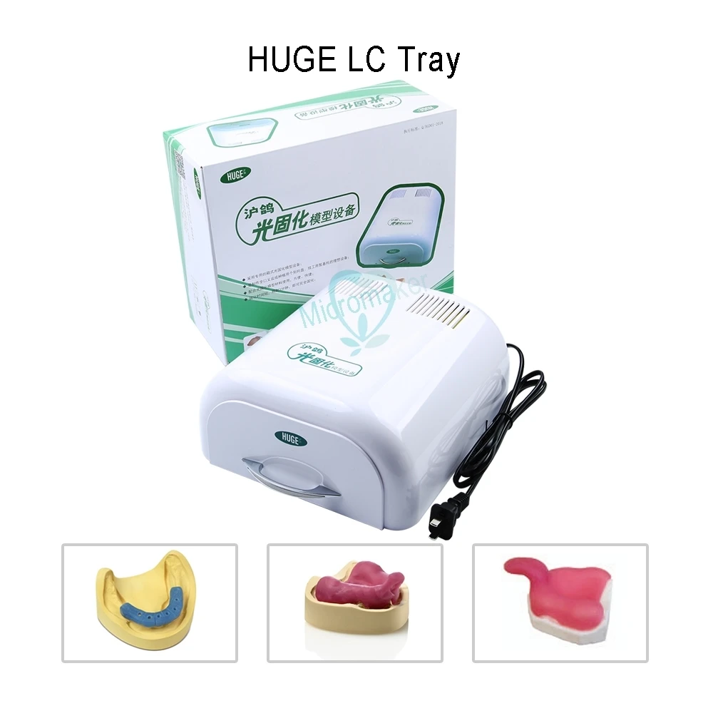 1pcs Dental Light Curing Machineaboratory Individual Custom Mold Tray Material Resin Base Plate UV Cure Box Machine