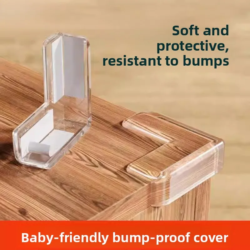 

Прозрачная защитная накладка на углы из мягкого силикона для кроватей и столов, защита от ударов, бампер-стикер для безопасности детей