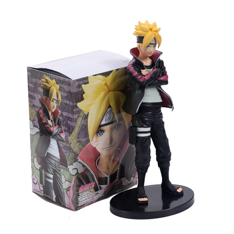 24cm Figurka anime NARUTO BORUTO THE MOVIE Figurka Uzumaki Boruto Figurka akcji PVC Kolekcja Model Zabawka Dekoracja pulpitu Prezent