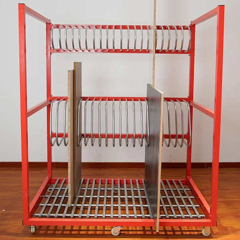 

Мобильная стойка для хранения листов и краевых лент в индивидуальном решение для организации хранения заводов