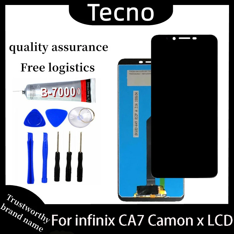 

6.0'' Original 100% Test Lcd for Tecno Camon X CA7 LCD Display Touch Screen Digitizer Assembly for Tecno CA7 Screen Repair Parts