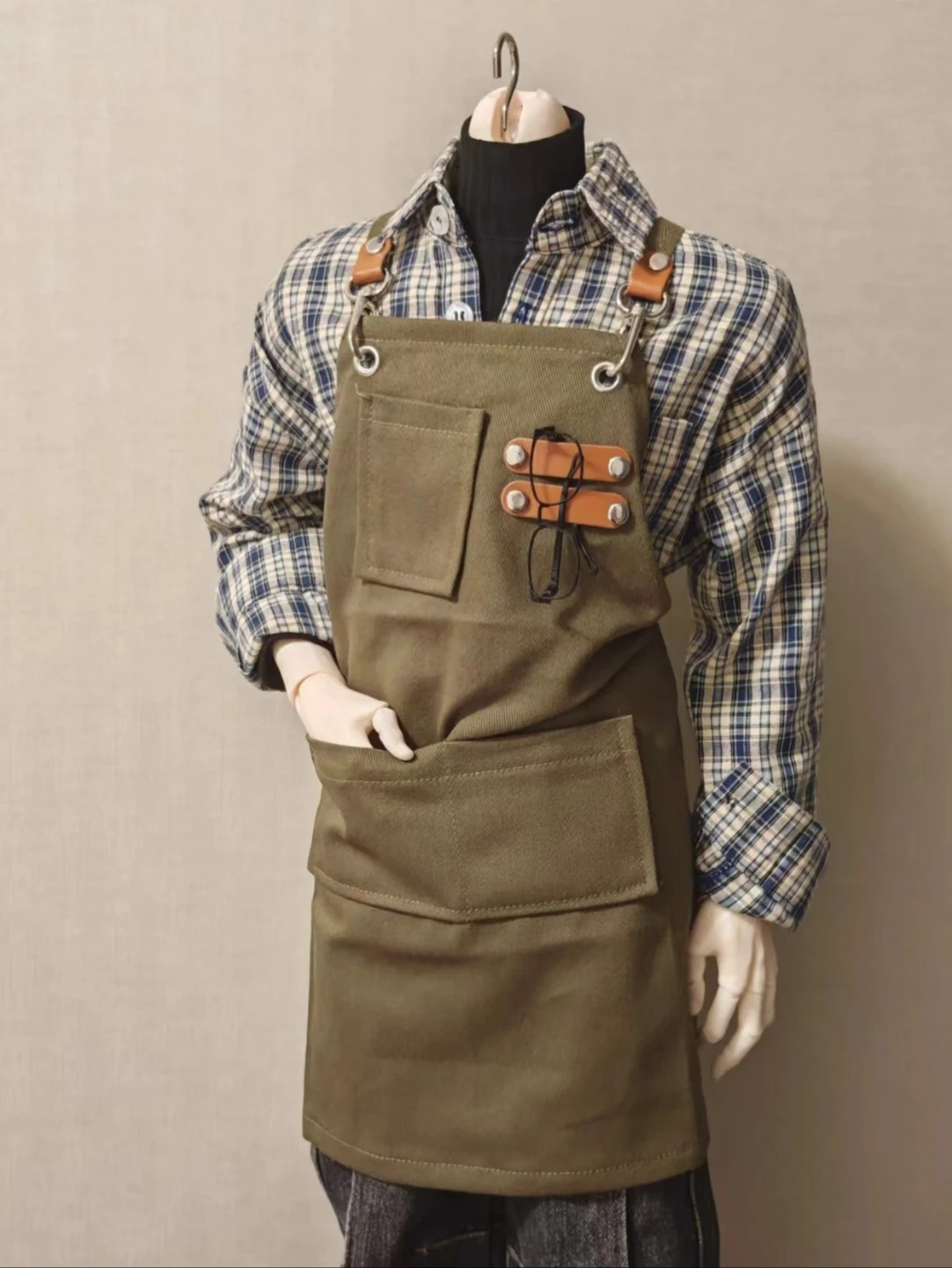 

1/4 1/3 Doll's Clothes Fit To 45cm, 75cm Bjd Doll Coffee Apron Dress Up Girl Toys Play House Fashion Doll Accessories, No Doll