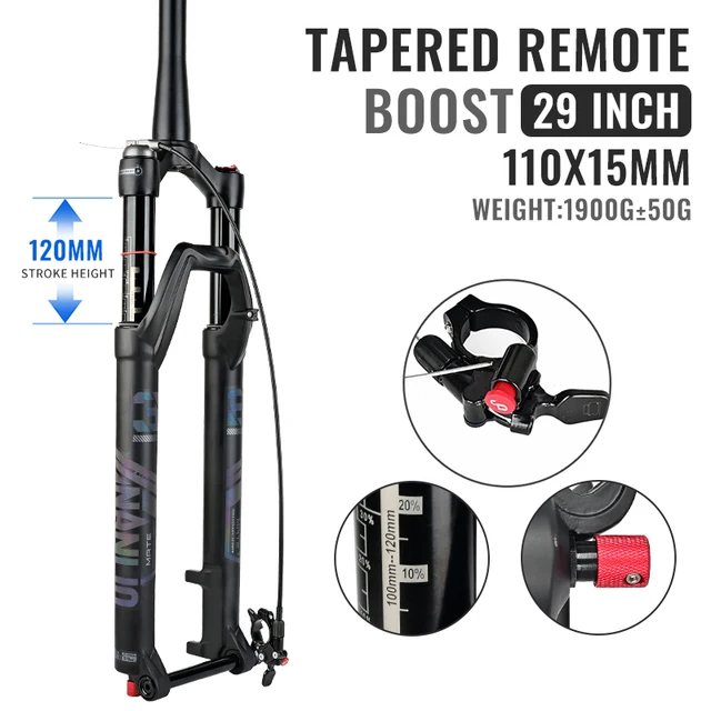 NANLIO X7 Bicycle Suspension Air Fork Rebound Adjustment 26/27.5