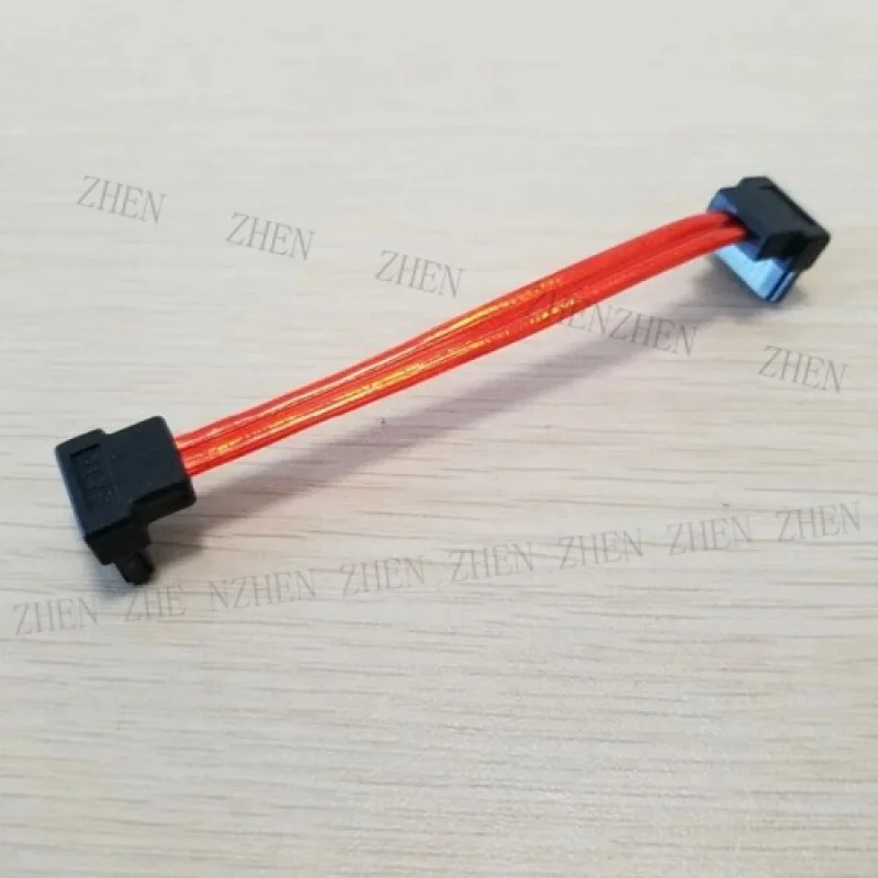 Y Y 90 Degrees Right Angled Custom for SATA Cable Adapter Data Cable Ultra Soft Red 10cm