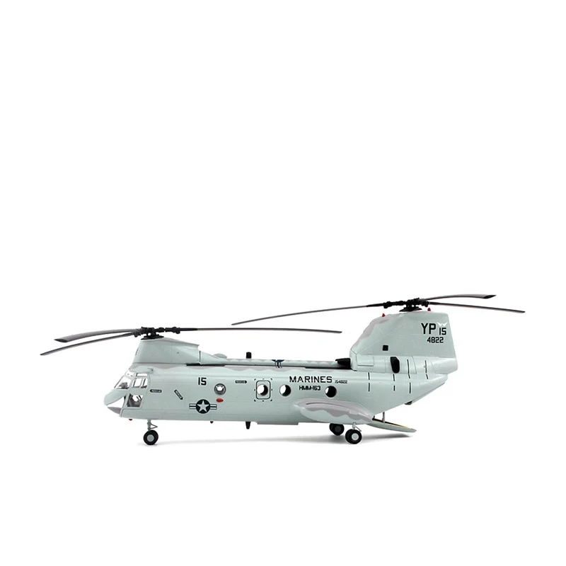 

1: 72 Scale US Navy CH-46E Sea Knight Helicopter Plastic Finished Simulation Model Collection Men's Gift Toys