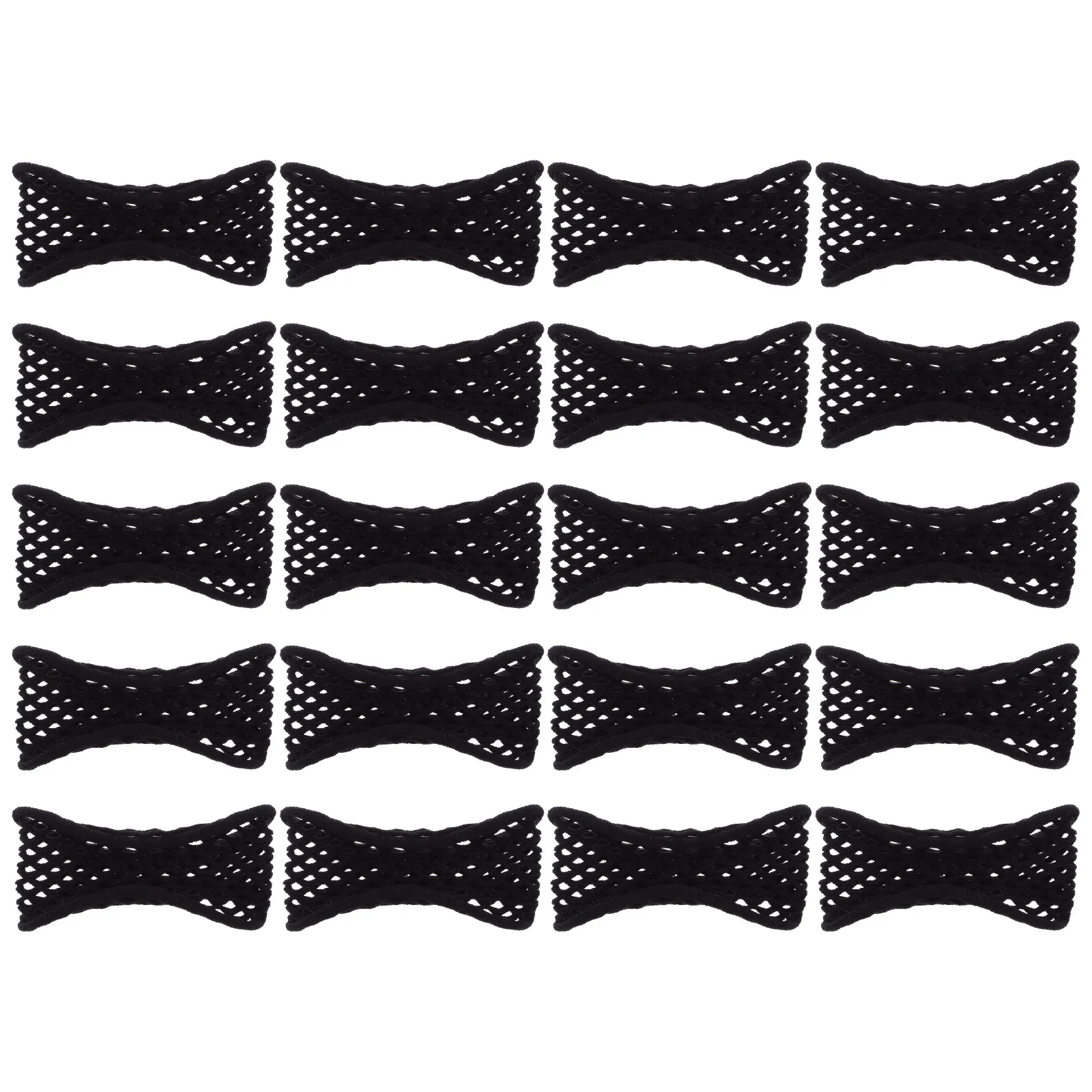 20 Pcs Ponytail Hair Tie Elastics for Women's Holder Ties Hairbands Elasticity Accessories Nylon Styling Ropes Miss Spiral