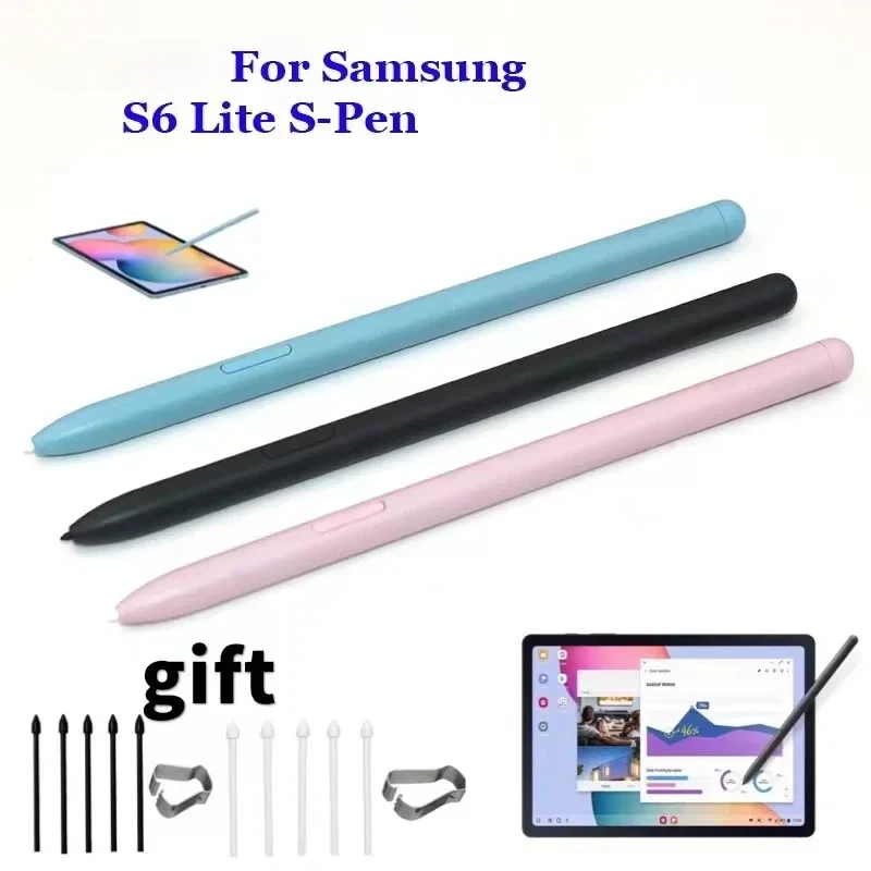 新しいスクリーンタッチペン、samsung-galaxy-tab-s6-lite-s6lite-p610-p615用アクティブスタイラスsペン交換用ペンシルsペン