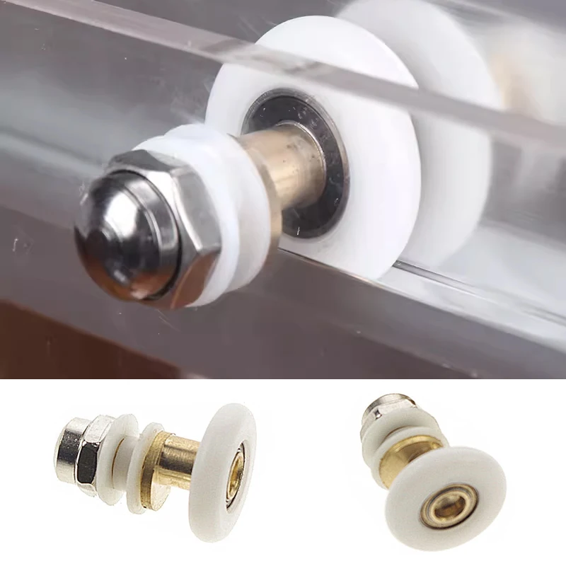 

shower door roller diameter 23mm,25mm, 27mm with Eccentric copper shaft,Bathroom glass door rail wheel rollers,hanging rollers.