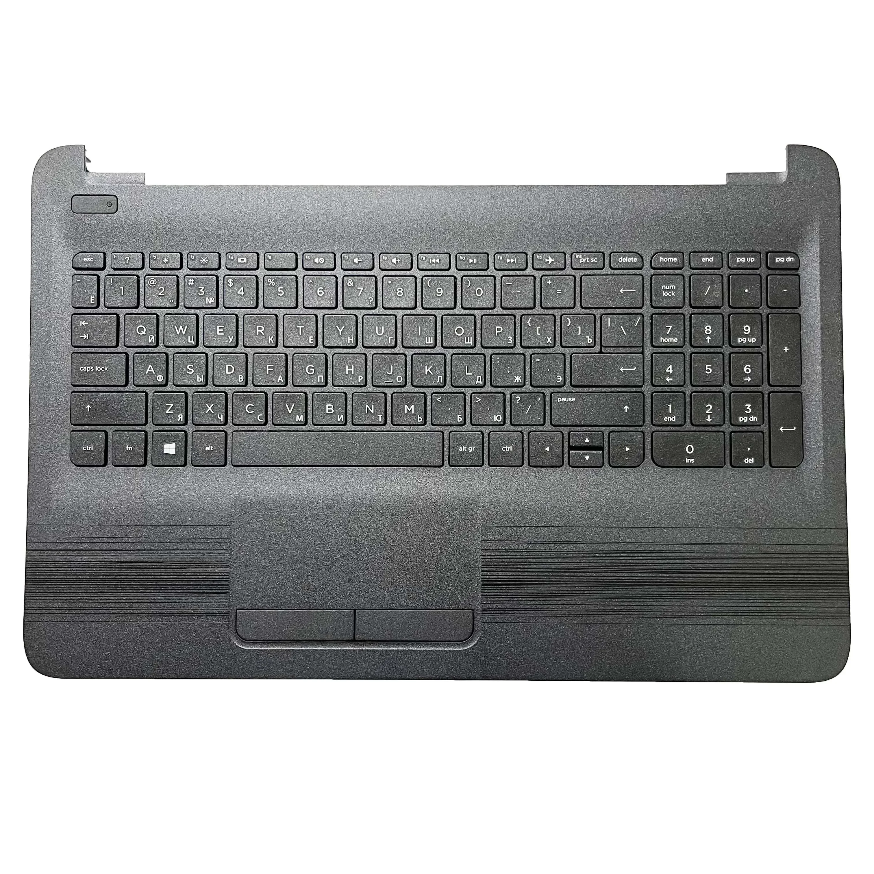 Imagem -05 - Teclado Russo dos Eua para hp Tpn-c125 Tpn-c126 15-ac 15-ay 15-af 15-ba 250 g4 g5 Tampa Superior do Palmrest 855027001 Novo