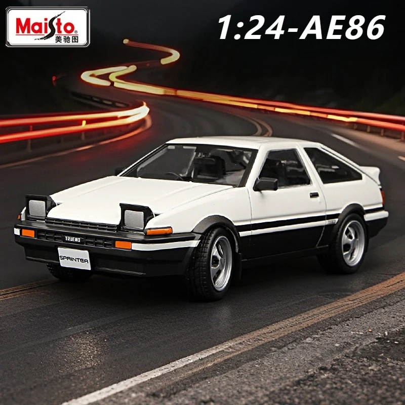 

Maisto 1:24 Sprinter Trueno AE86 Высокая имитация литья под давлением автомобиля из металлического сплава, модель автомобиля, коллекция детских игрушек, подарки