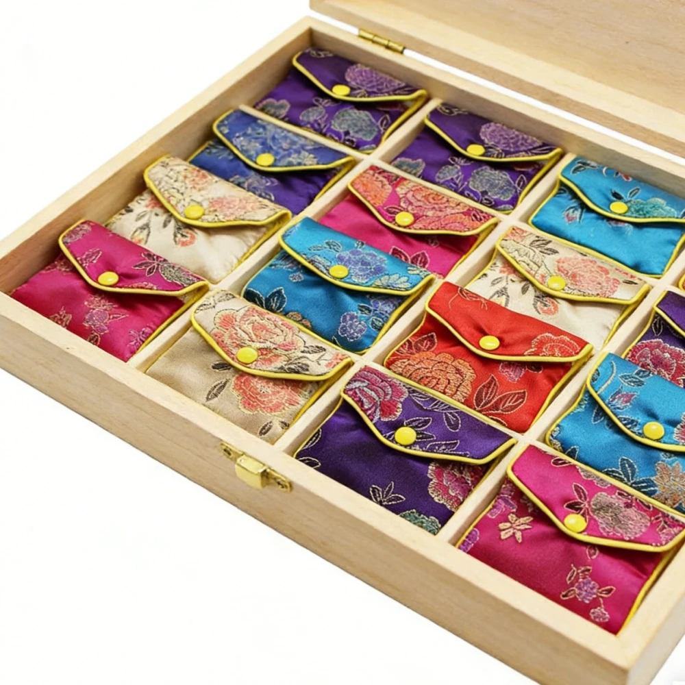 

Набор из 12 разноцветных подарочных мешочков для украшений, высококачественные сумки для хранения и демонстрации, принадлежности для свадебных и праздничных подарков