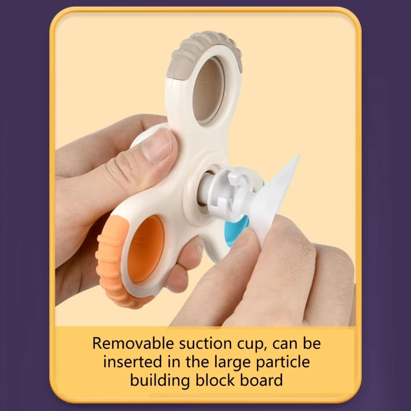 3 個ベビー歯が生えるおもちゃ浴槽吸盤おもちゃスピナー漫画水遊びおもちゃ