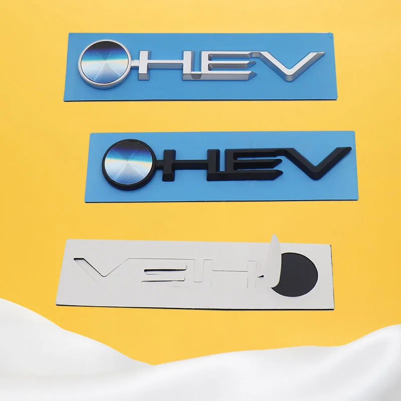 ثلاثية الأبعاد تصفيف السيارة HEV غطاء السيارة درابزين الجذع الخلفي بونيه لوحة ملصق مائي شعار شارة ملصق لهايلاندر جرانفيا سيينا أفالون