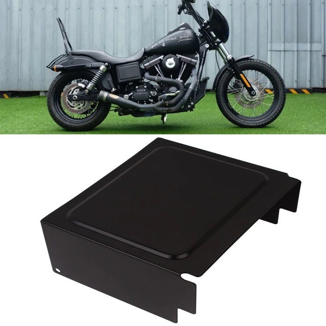 Harley Dyna Super Glide Battery Cover Black Sportster Battery Motorcycle Gloss Aliexpress