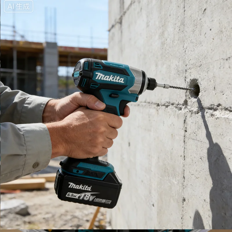 

Makita 18V LXT Cordless Impact Driver DTD173 Brushless Electric Drill Screwdriver Wood/Bolt T1/T2-Mode Twin LED Light 180 N·m