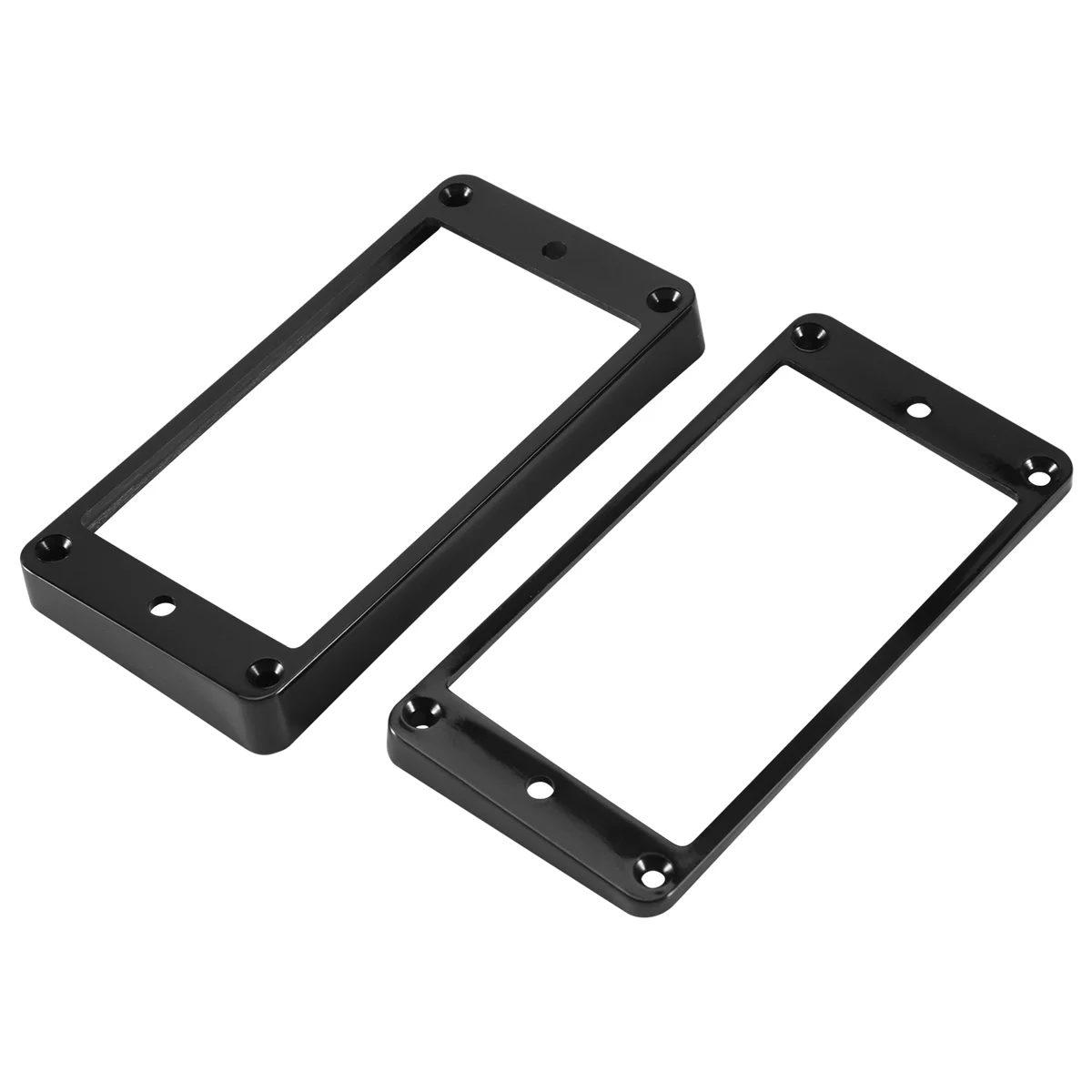 2Pcs Flat Humbucker Pickup Mounting Ring Frame ABS for Electric Guitar