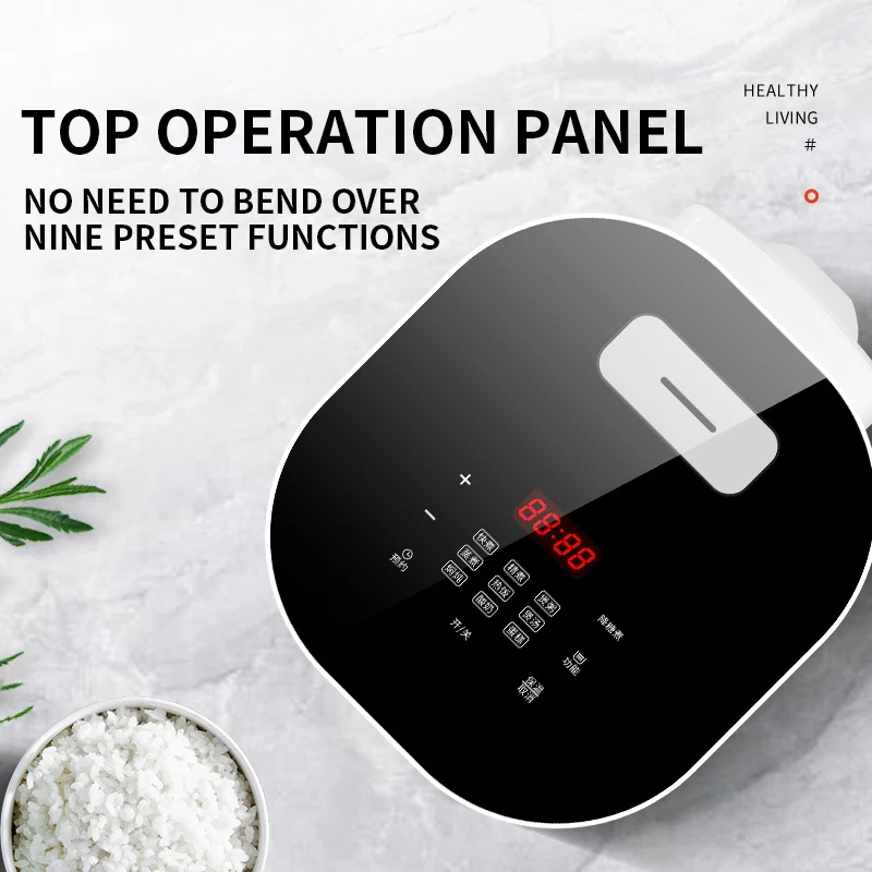 Household Smart Low Sugar Rice Cooker 3L Inverter Cooker Multifunctional Congee Soup Rice