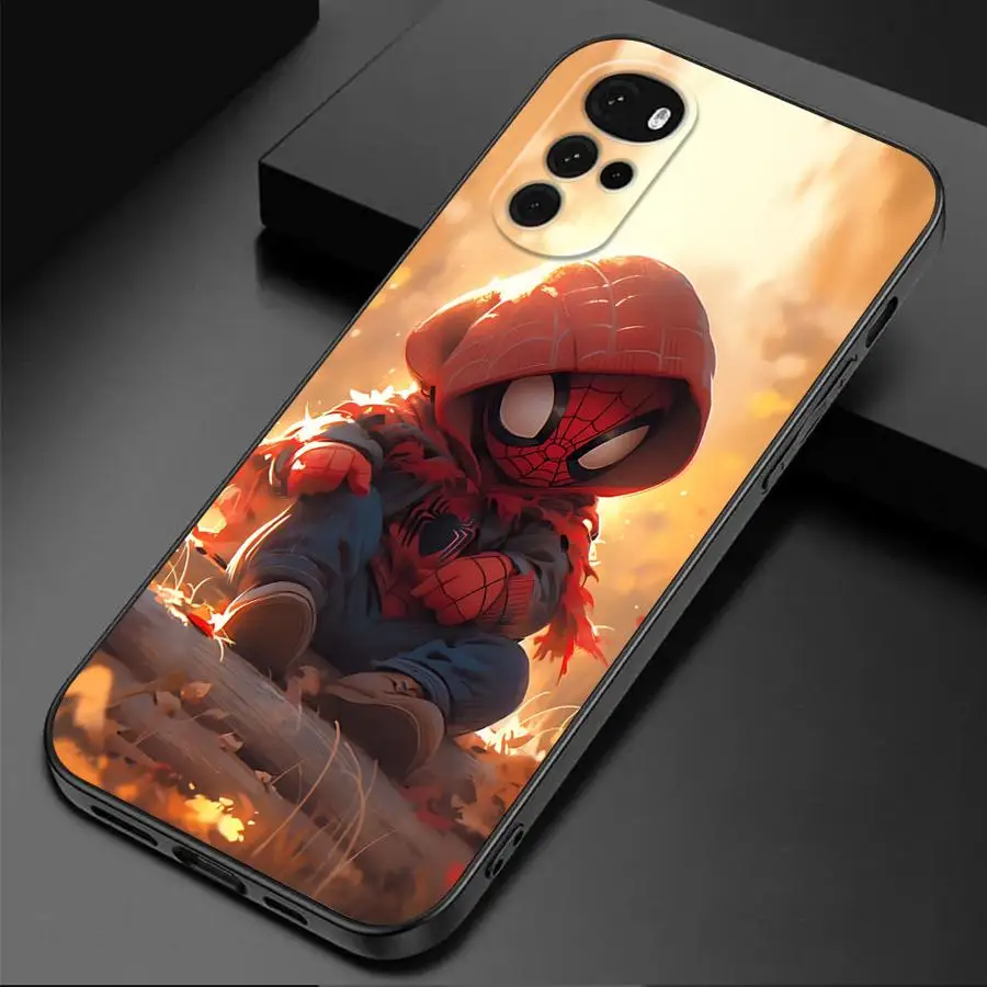 Marvel Sipider Man Phone Case for Motorola Moto G52 G53 G71 G72 G73 G60s G60 G30 G32 G51 G50 G22 G31 Soft Cover