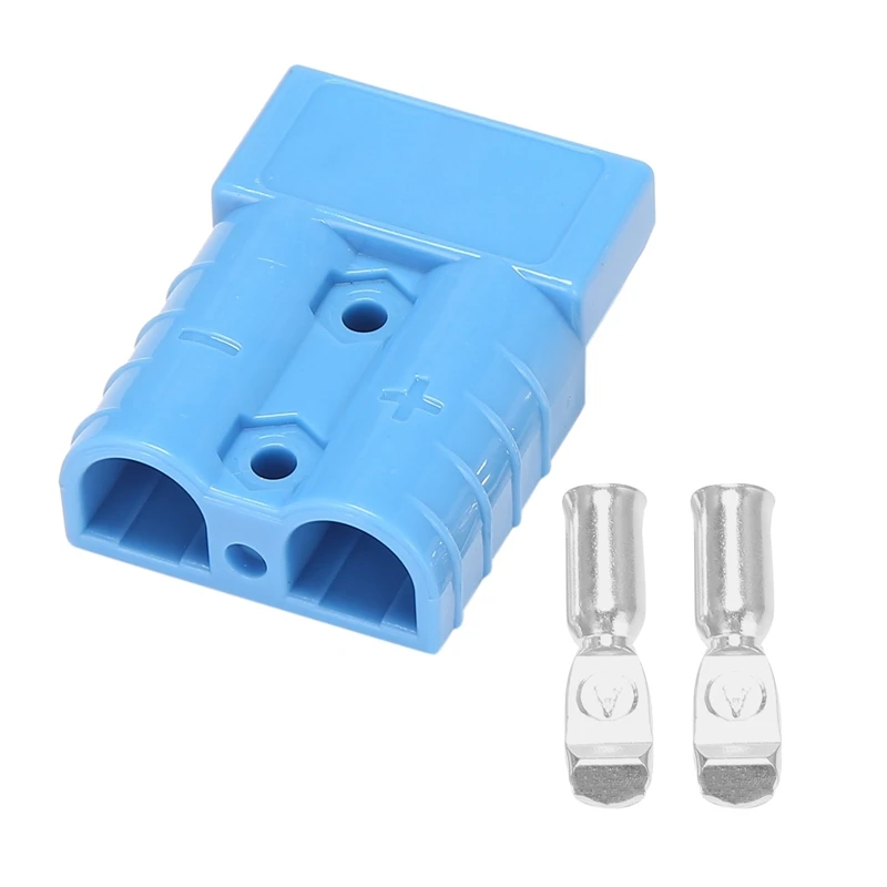

For Anderson Style Plug Connectors 50A 600V 6-12AWG AC/DC Power Tool For 6AWG Plated Solid Terminals Plugs