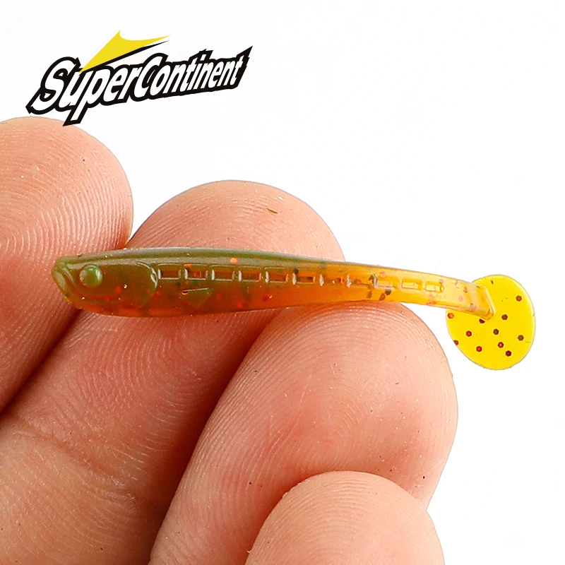 Supercontinent A soft bait new minnow 4cm/30pcs 2.7cm/50pcs fishing lures sinking tremor bait Soft Fishing Lure Fishy Worms lure