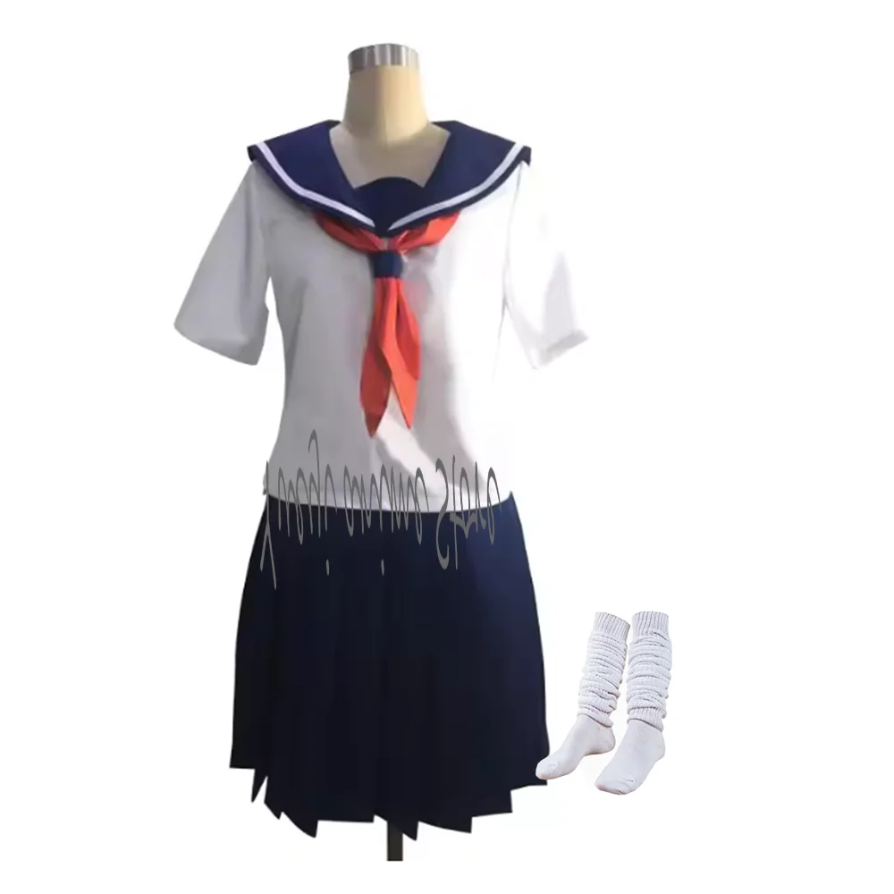 

Индивидуальный костюм унисекс для косплея аниме Uiharu Kazari & Saten Ruiko-JK, повседневная униформа моряка для вечеринки на Хэллоуин