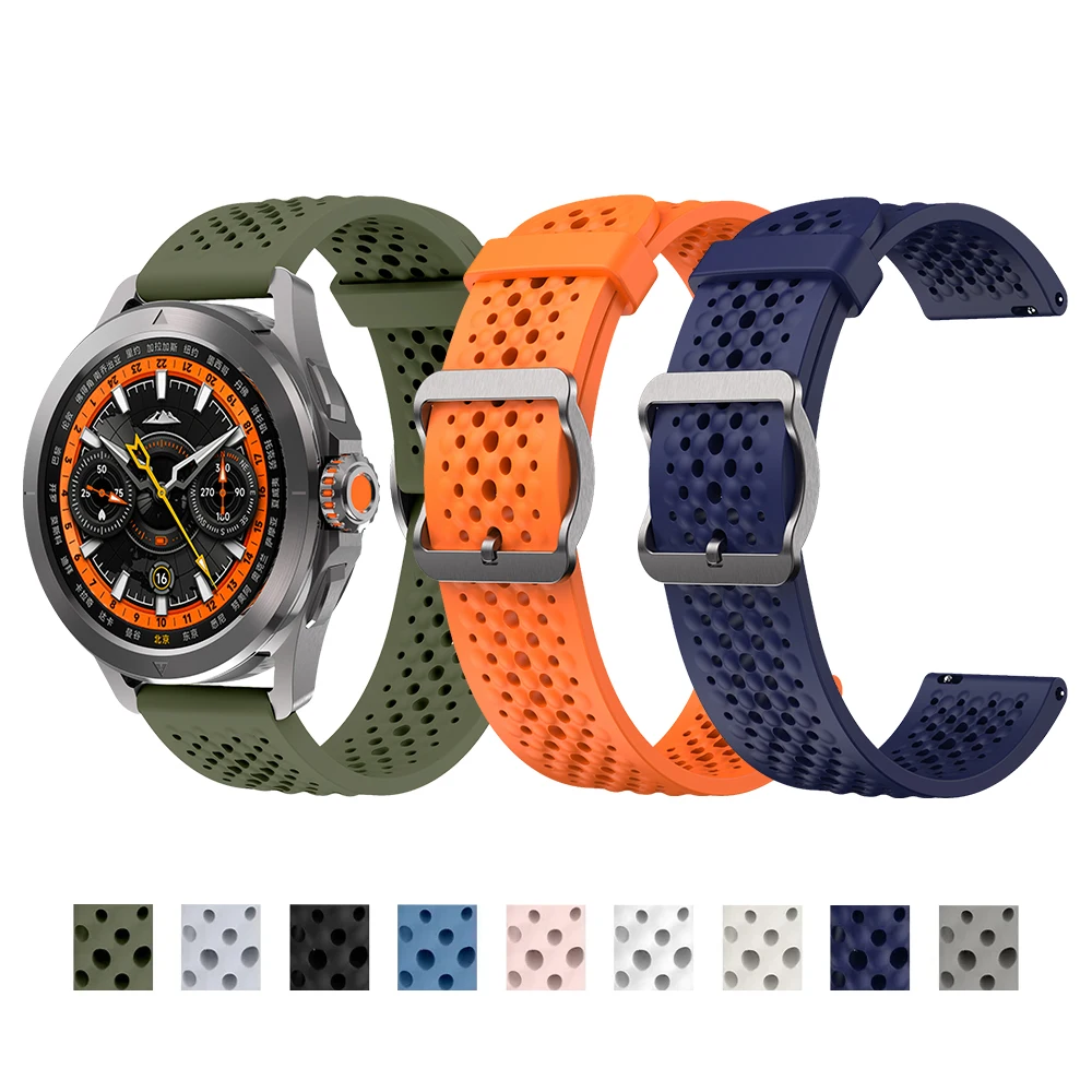 Силиконовый ремешок 22 мм для Xiaomi Watch S4, спортивный ремешок, браслет для Xiaomi Watch S3/S2/S1, мужской и женский ремешок для часов, аксессуары