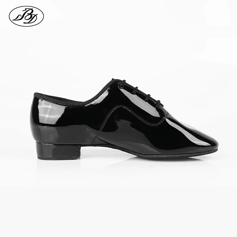 Boys Standard Dance Shoes BD702 Black Straight Dance Shoes Dancesport Shoes Ballroom Dance Shoe Waltz Tango Foxtrot Quickstep