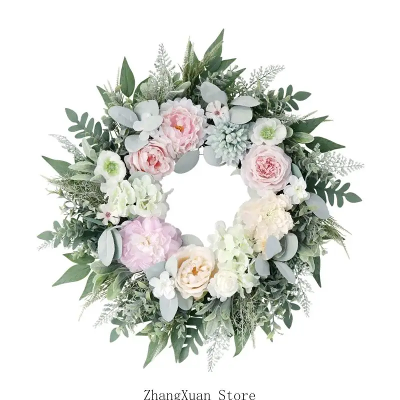 Blumenkranz für den Innenbereich für Wandpräsentation und Raumakzent-Styling-Dekoration 3XUF – Detail 2