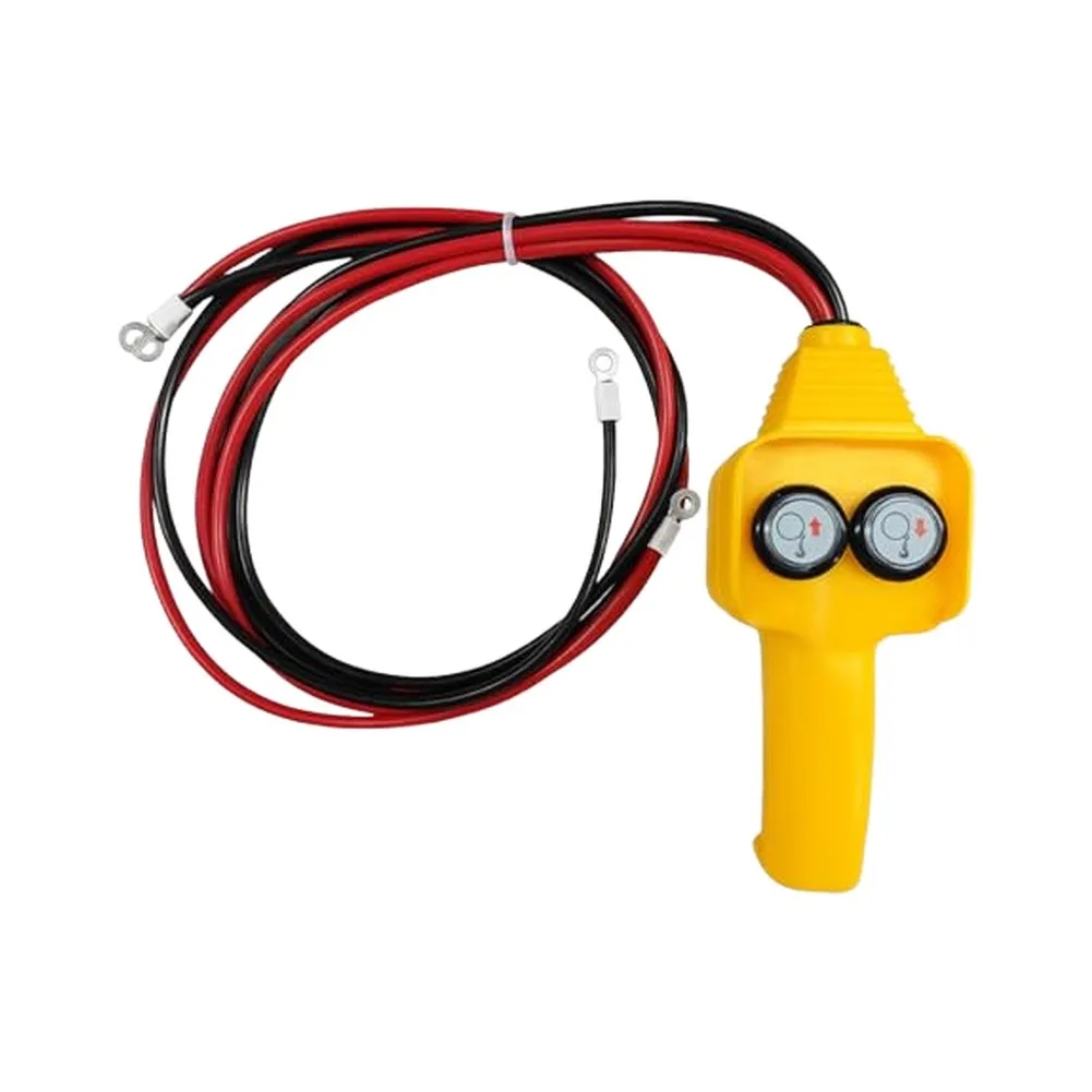 1pc Hoist Controller 12V Push-button Switch Assembly Remote Control Replacement Parts For 12V Electric Winches Hoist Equipment