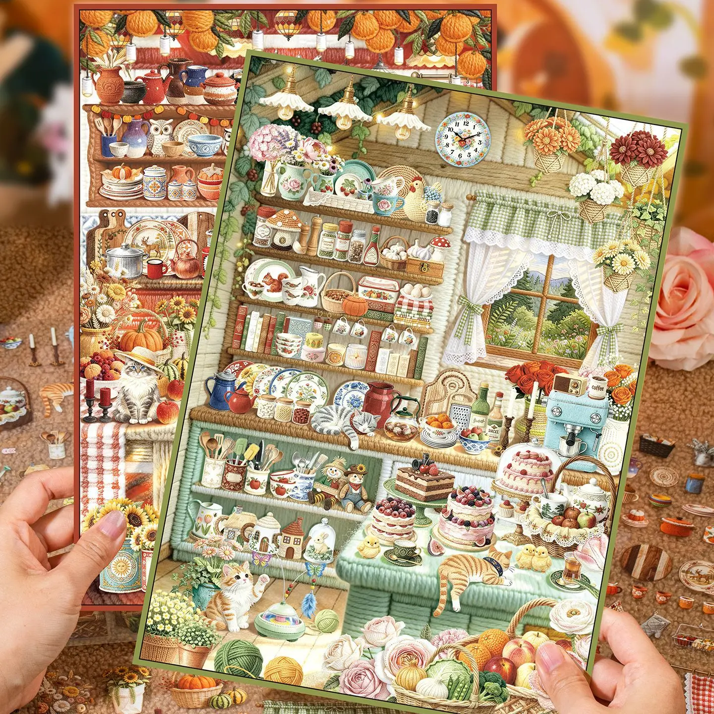 Vintage Cottage Scene‑Building - огляд і ціна Vintage Collectible Books