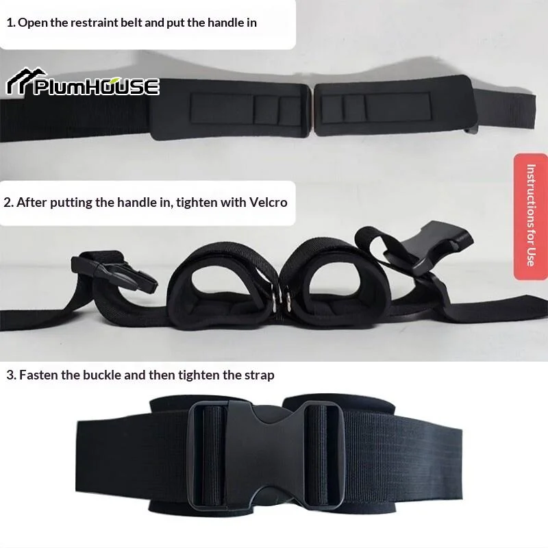 1 Set Hand And Foot Bindings Limb Restraint Straps For Bedridden And Paralyzed Elderly People Anti-Scratch Restraint Straps
