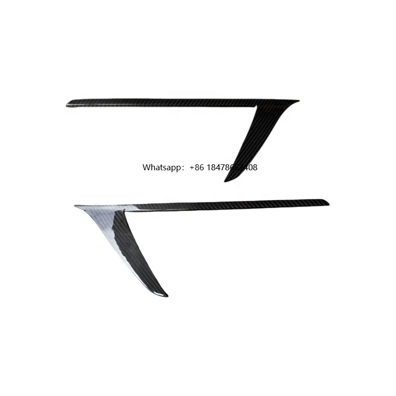 

High-quality N Style Dry Carbon Fiber Side Vent Decorative Rear Fender Side Air Intake Outlet Vents Trim for MC20