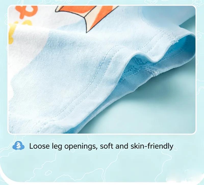 4 Stück Jungen-Unterwäsche mit Cartoon-Baufahrzeug-Motiven, Boxershorts, Kinderkleidung aus A-Klasse-Baumwolle, Atmungsaktive Weiche Kinderunterhosen – Detail 9