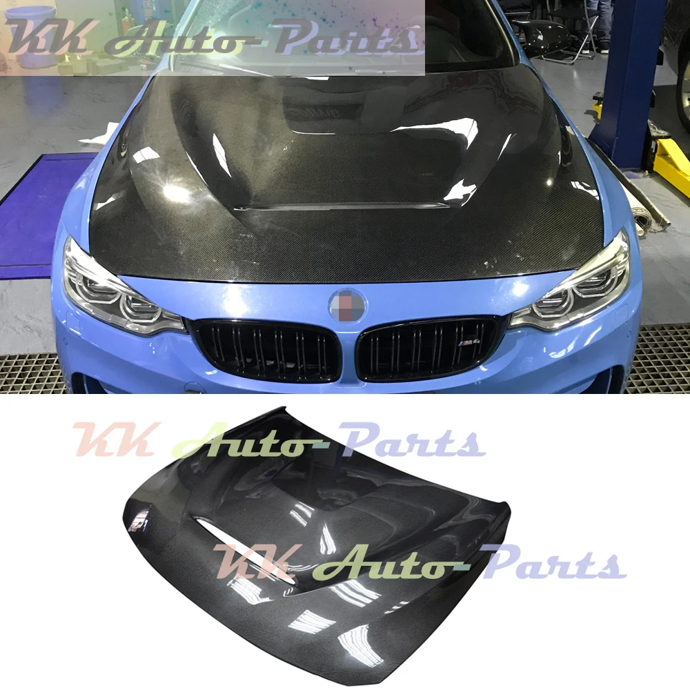 M3 M4 Carbon Fiber Front Hood Car Bonnet Engine Cover For BMW F80 M3 F82 M4 2014 UP