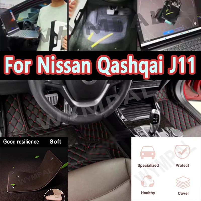 

Luxury Car Floor Mats For Nissan Qashqai J11 2023 2022 2021 2020 2019 2018 2017 2016 2015 2014 Carpets Protect Accessories Rugs