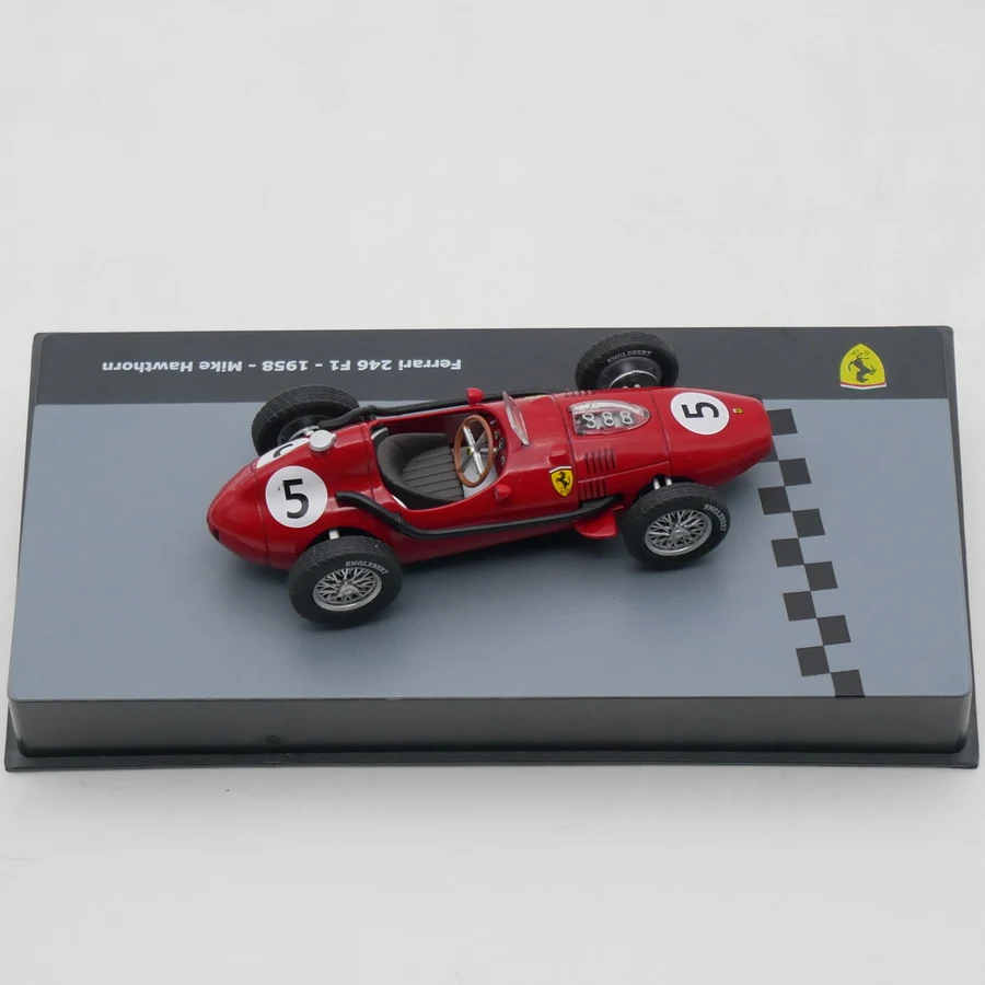 Ixo 1:43 Racing F246 1958 Mike Hawthorn Diecast Car Model Collection Metal Toy Vehicle